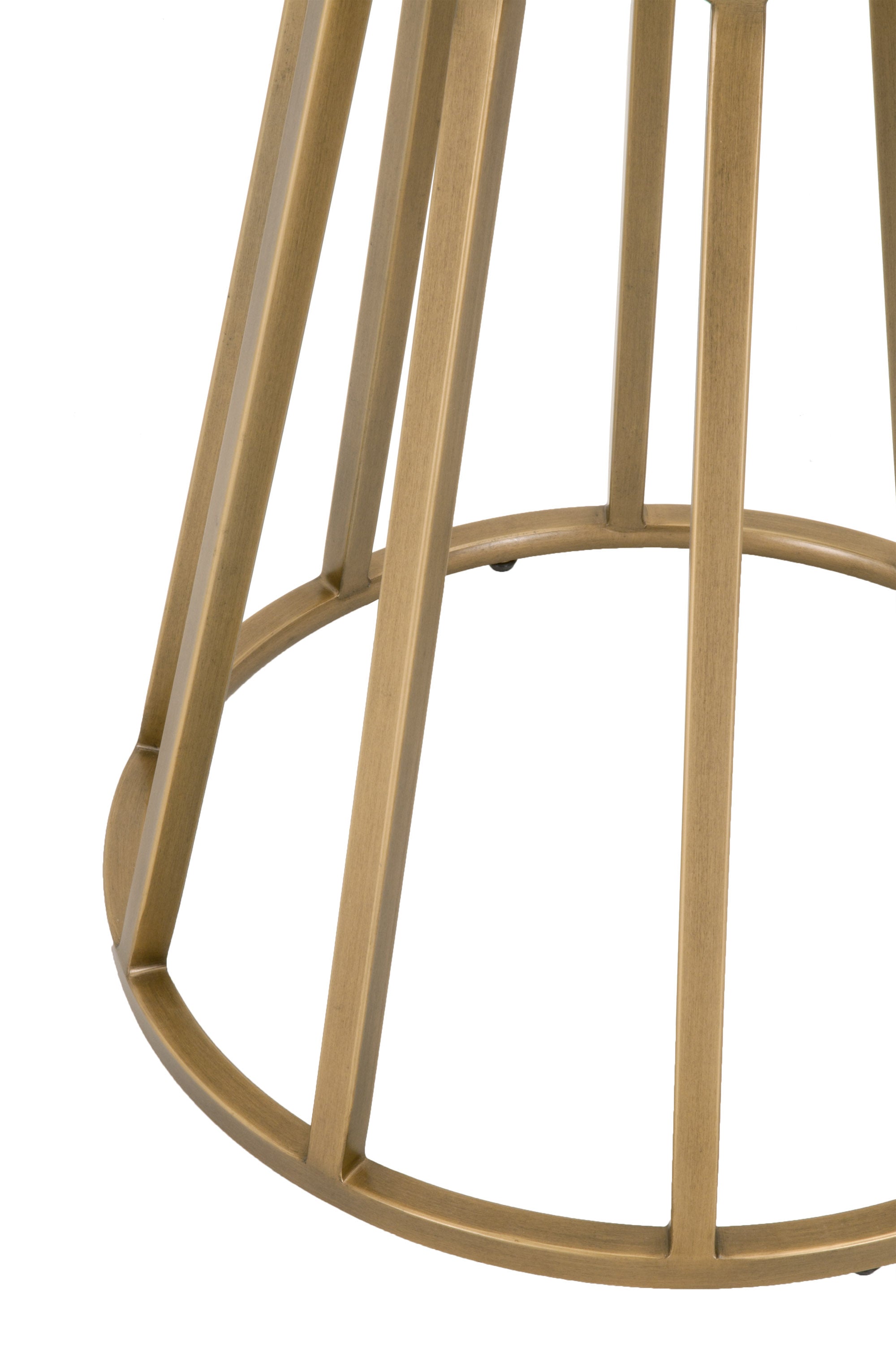 Turino Round Dining Table Base, Brushed Gold