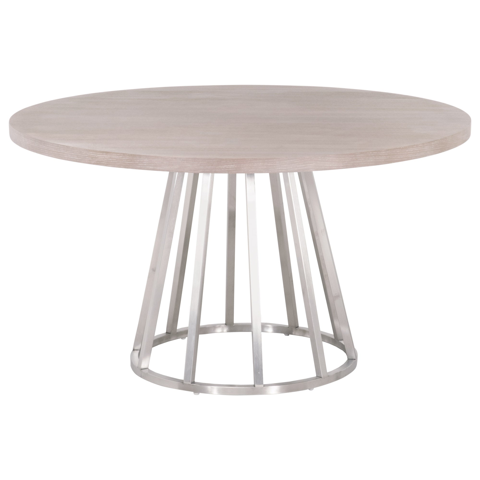 Turino 54" Round Dining Table Wood Top