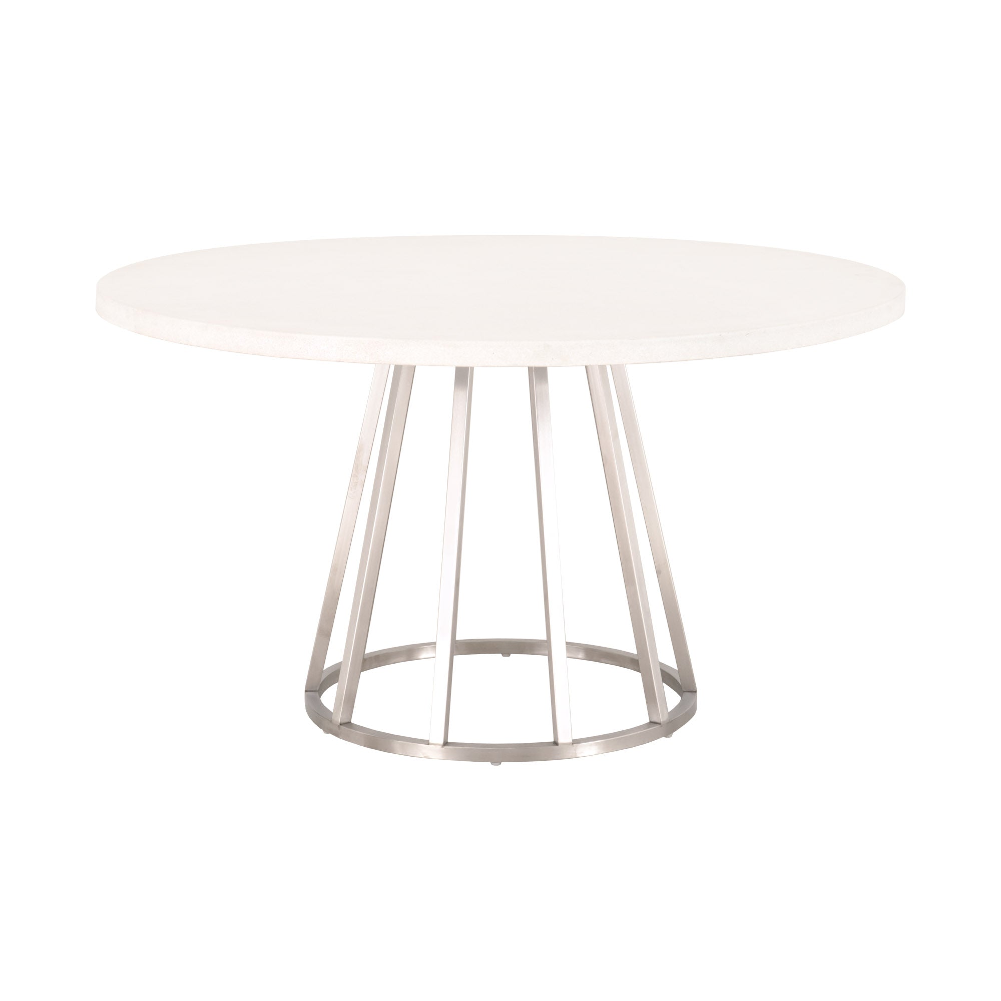 Turino 54" Round Dining Table Concrete Top