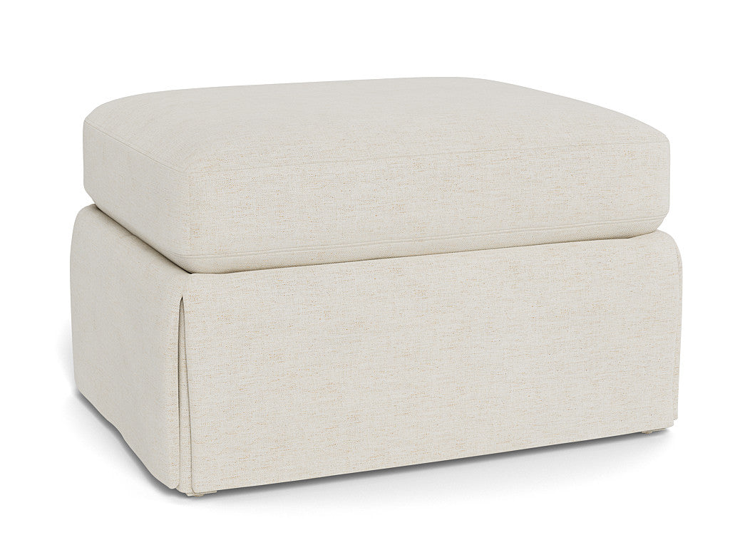 Hudson Skirted Ottoman