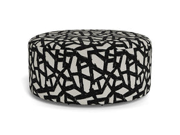 PI Outdoor Ottoman - Juno Black - Tier 7