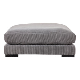 Tumble Ottoman, Grey