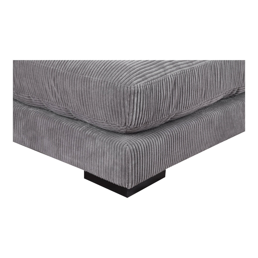 Tumble Ottoman, Grey