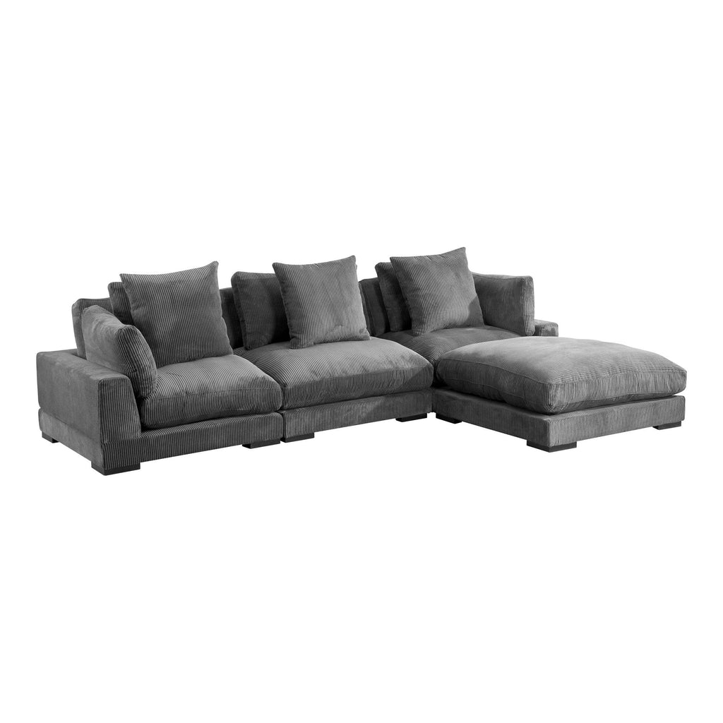 Tumble Lounge Modular Sectional, Grey