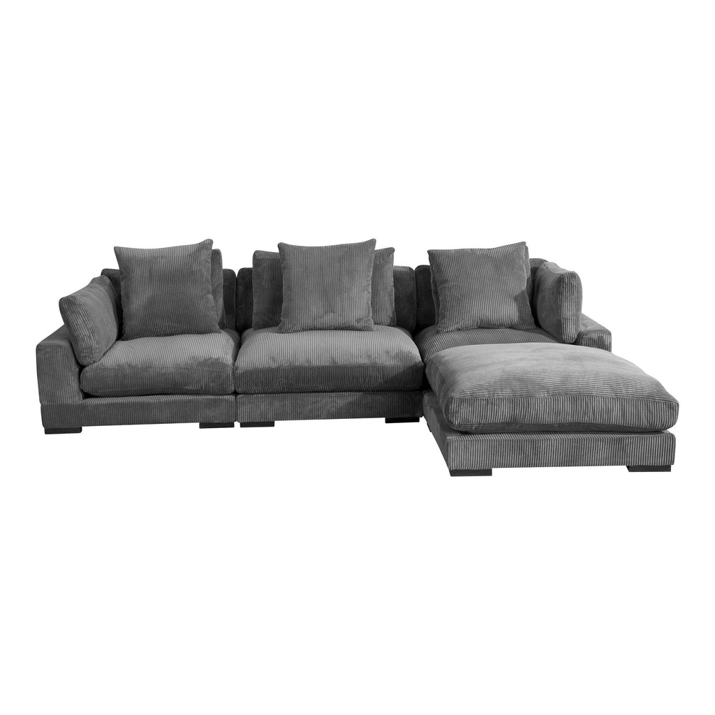 Tumble Lounge Modular Sectional, Grey