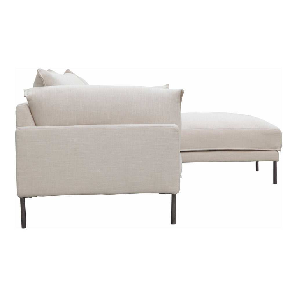 Jamara Right-Facing Sectional, Beige