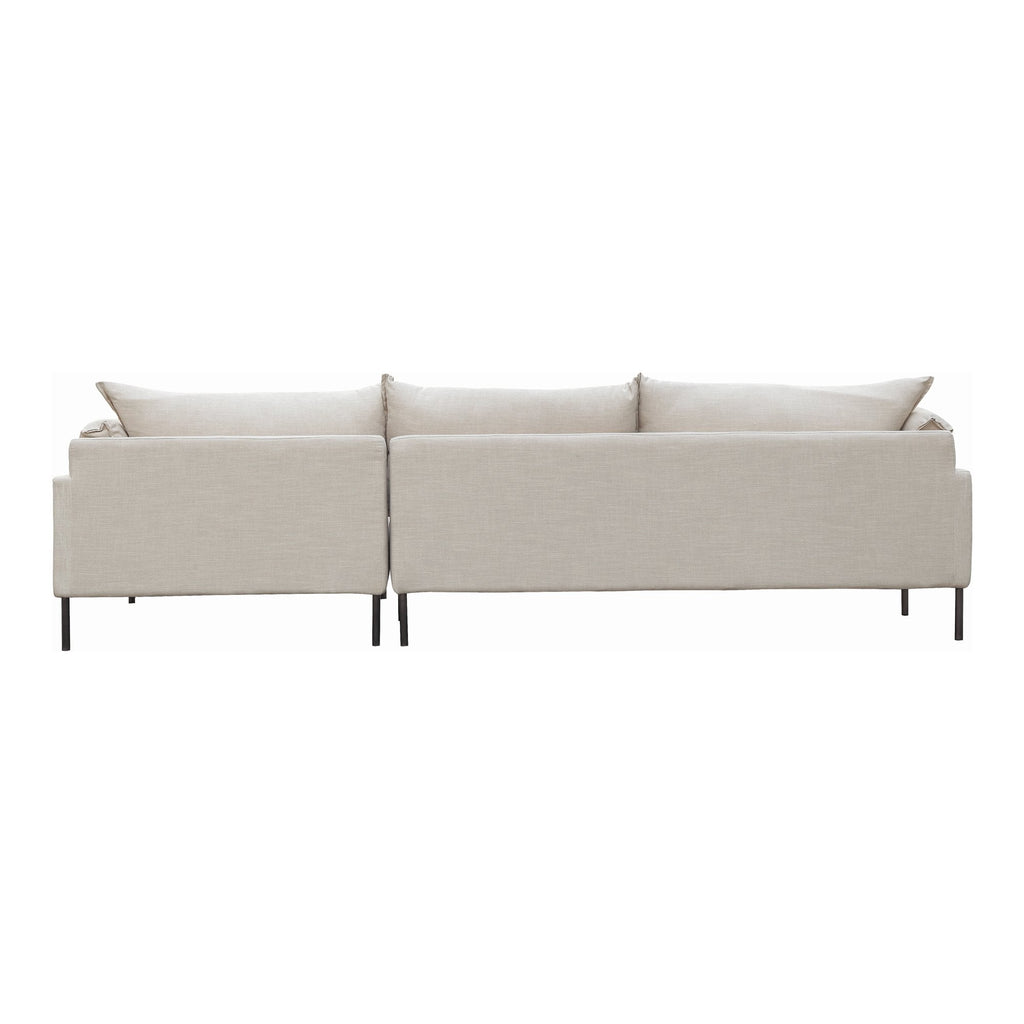 Jamara Right-Facing Sectional, Beige