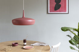 Clava Dine Lamp Shade, Red Earth