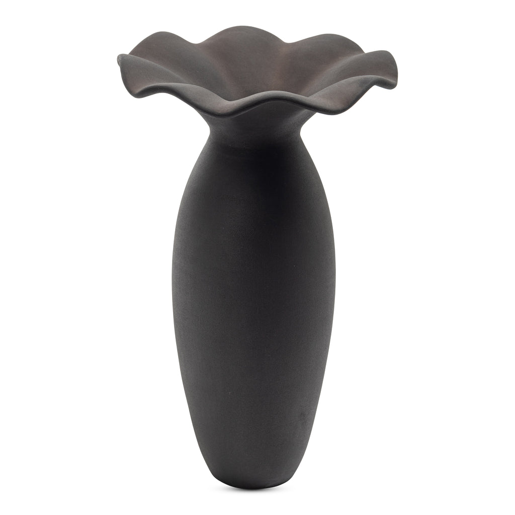 Ruffle 16 Inch Decorative Vessel