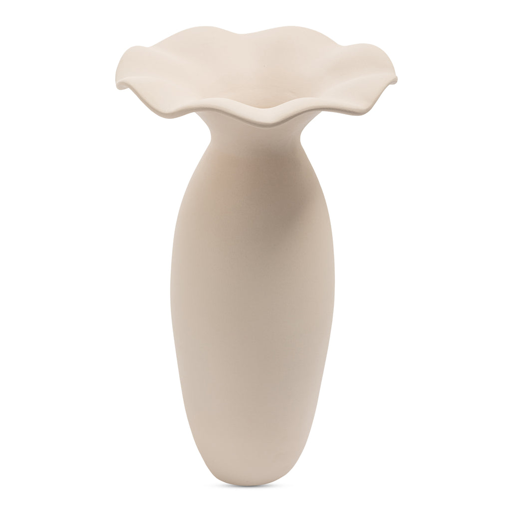 Ruffle 16 Inch Decorative Vessel