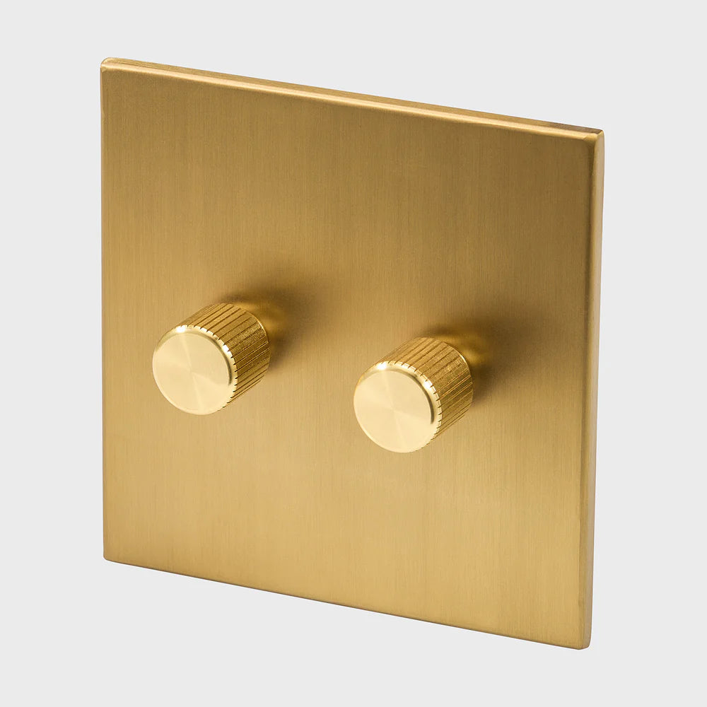 Double Rotary Wall Dimmer