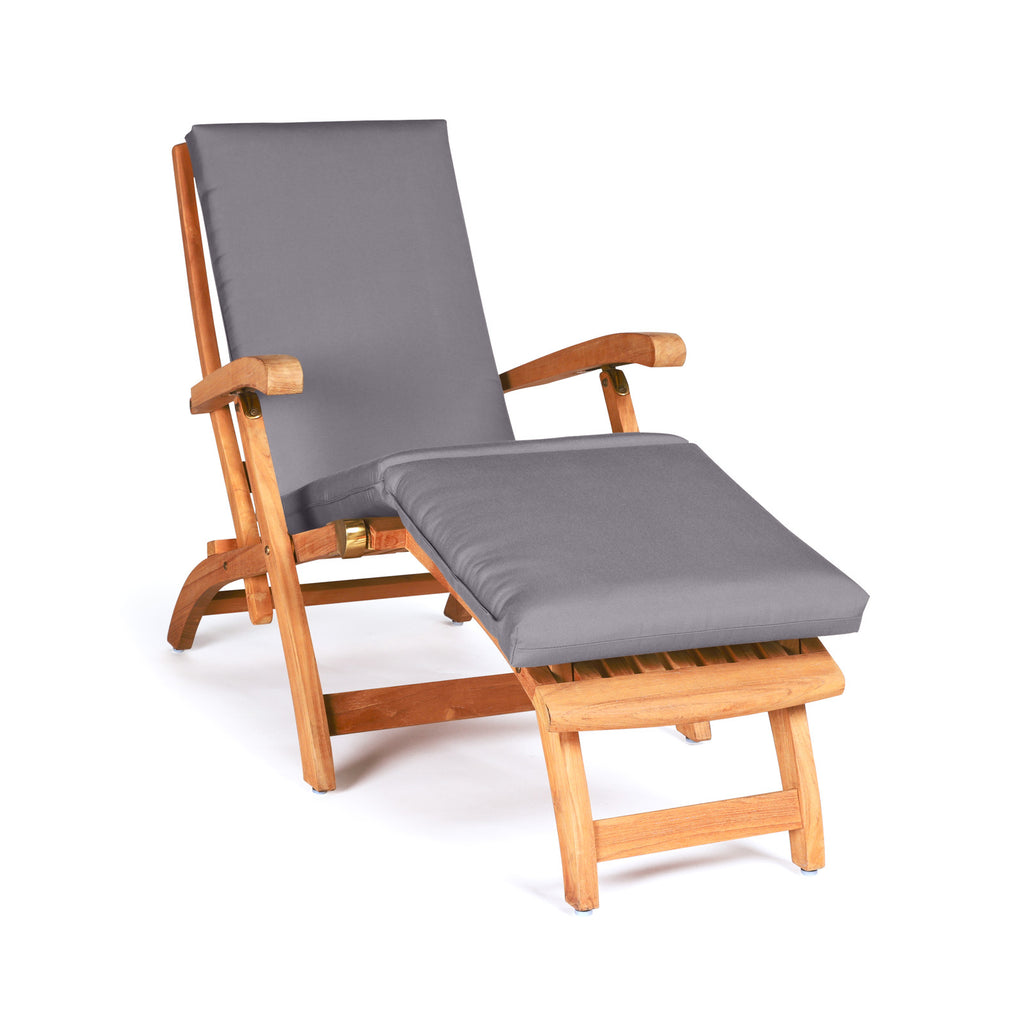 Classic Teak Steamer Chair (with Cushion)