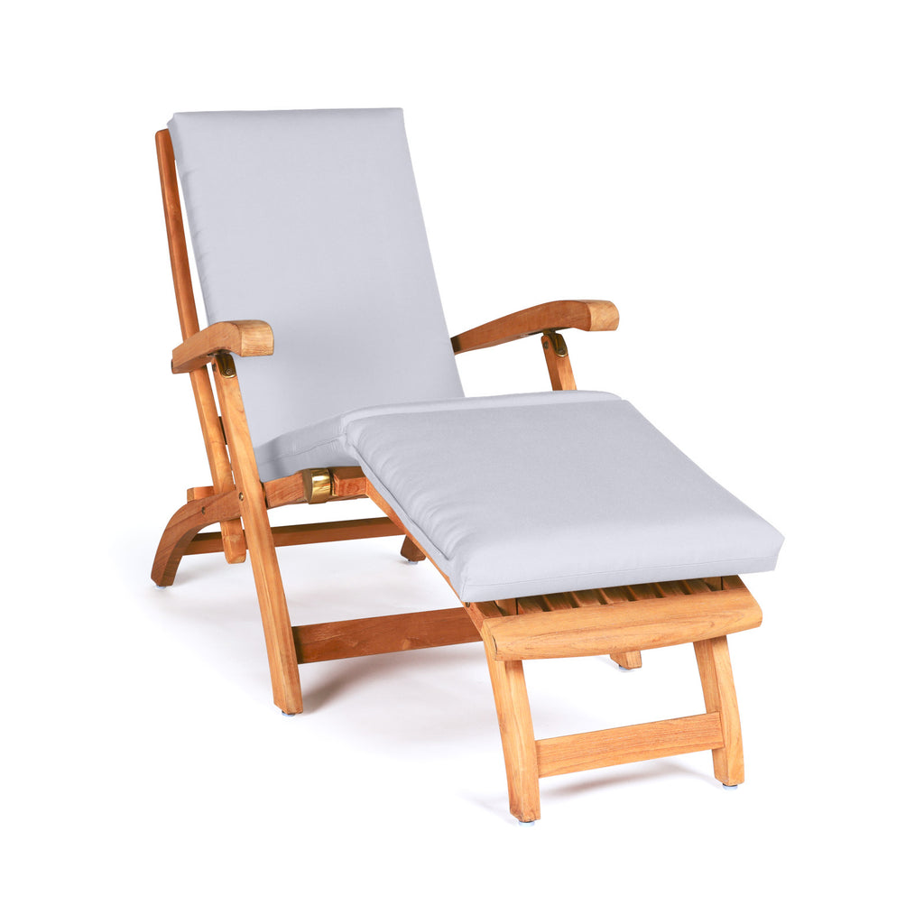 Classic Teak Steamer Chair (with Cushion)