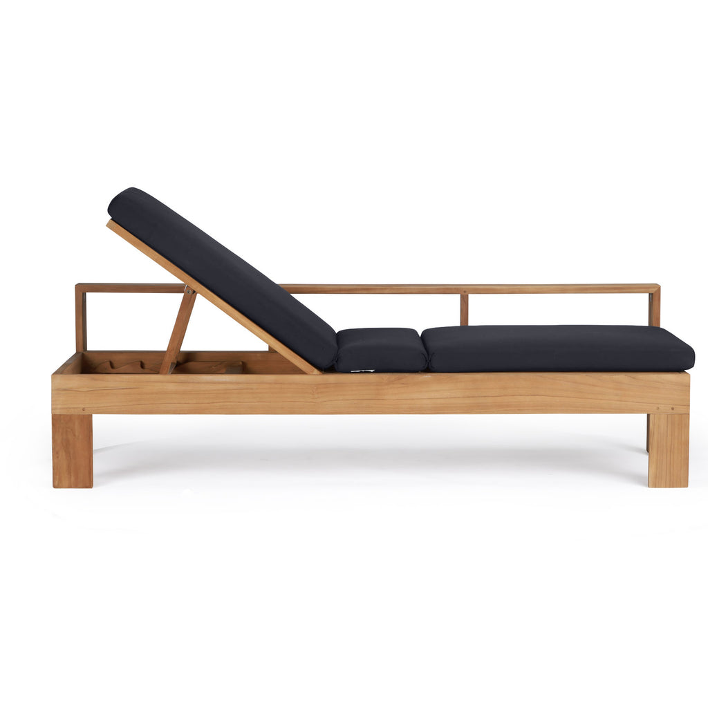 Havana Teak Sun Lounger (with Cushion)