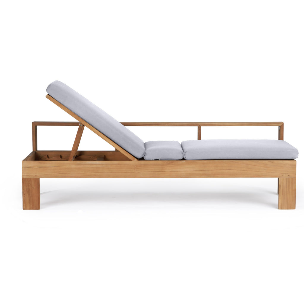 Havana Teak Sun Lounger (with Cushion)