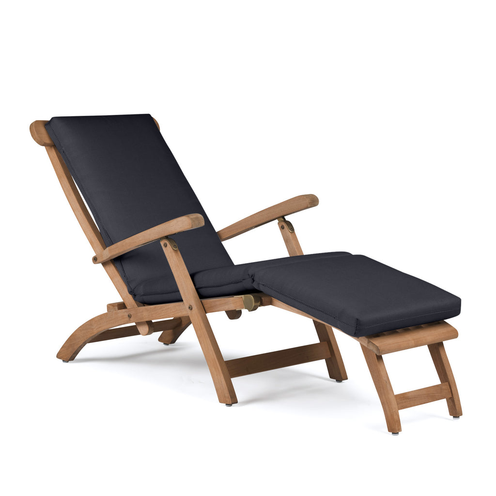 Normal Teak Steamer Chair (with Cushion)