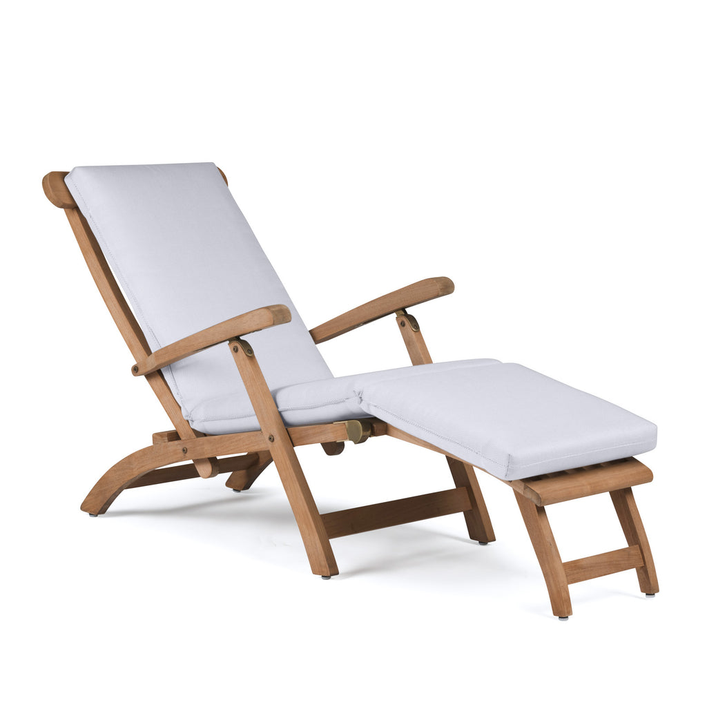 Normal Teak Steamer Chair (with Cushion)