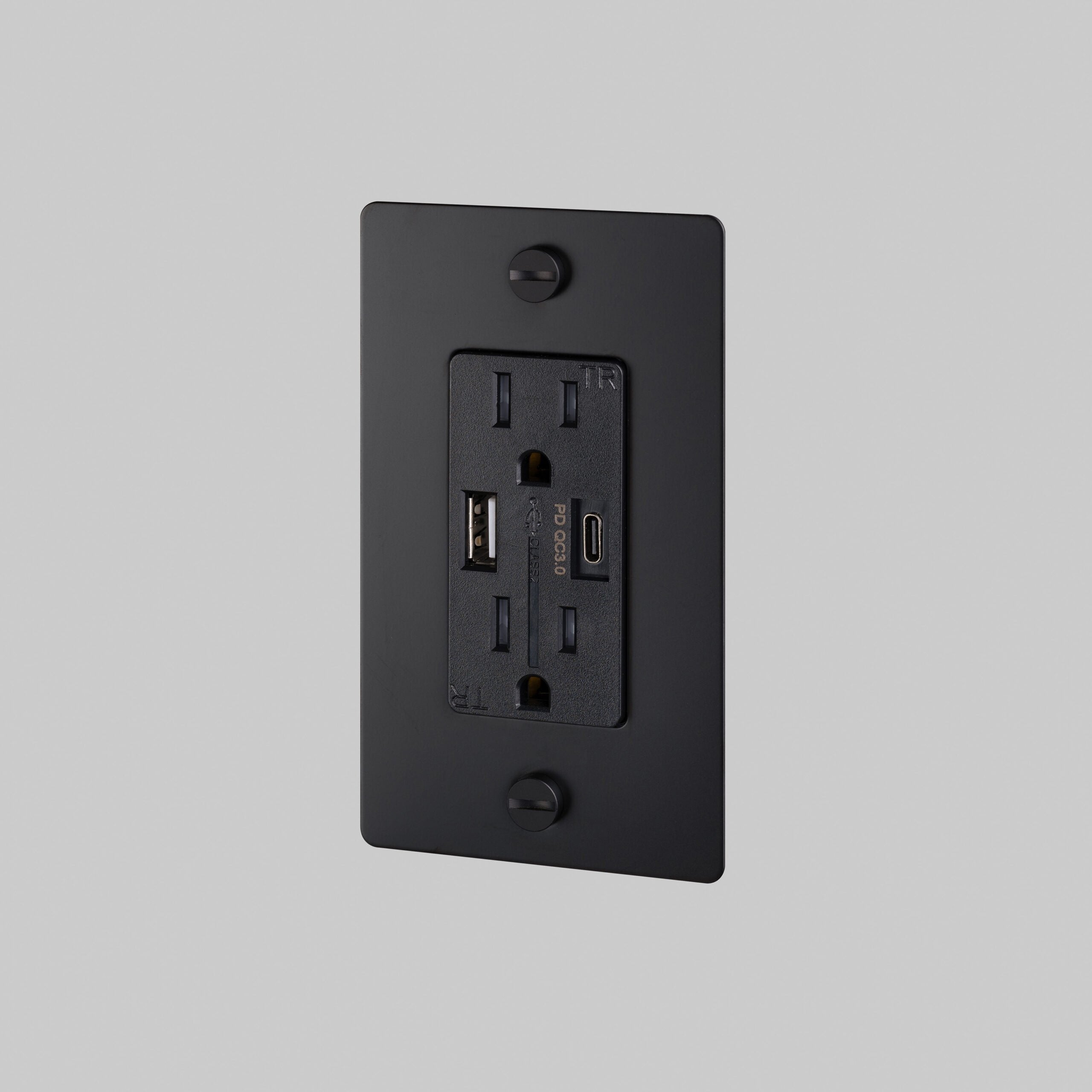 1G Combination Duplex Outlet And Usb-A + C Charger