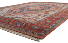 Artemis by Jaipur Living Avon Hand-Knotted Medallion Red/ Blue Area Rug