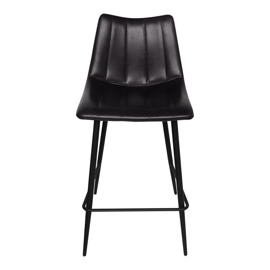 Alibi Counter Stool, Black, Set of 2