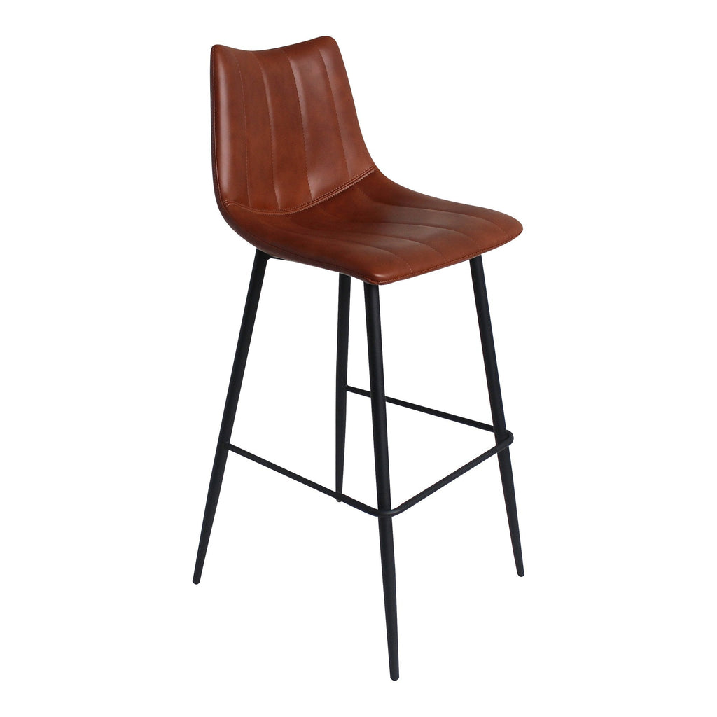 Alibi Barstool, Brown, Set of 2