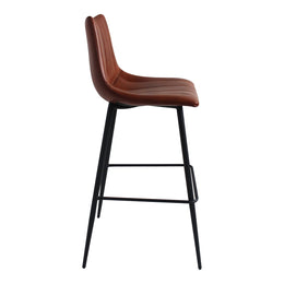 Alibi Barstool, Brown, Set of 2