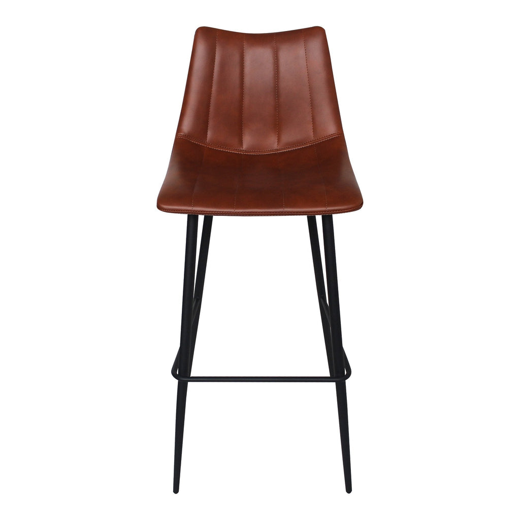 Alibi Barstool, Brown, Set of 2