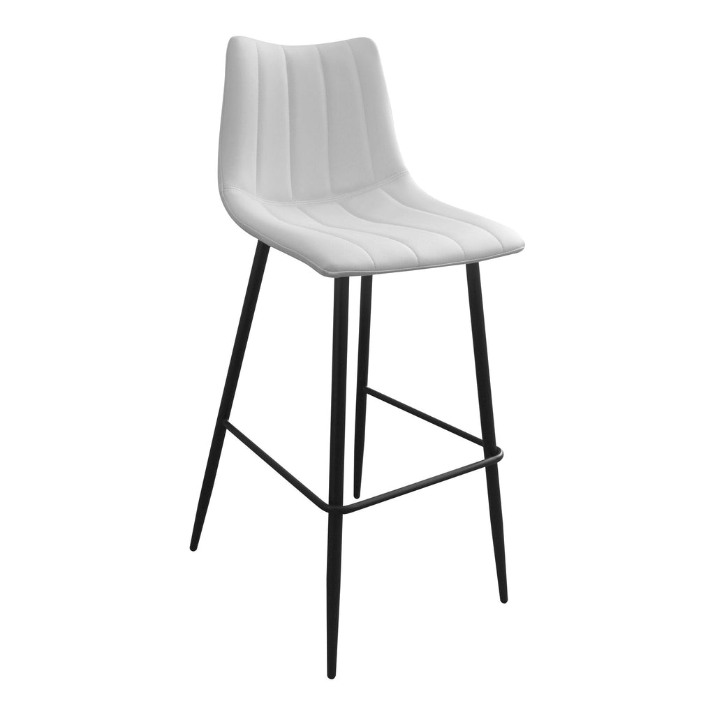 Alibi Barstool, White, Set of 2