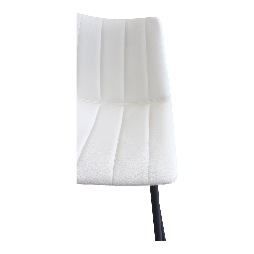 Alibi Barstool, White, Set of 2