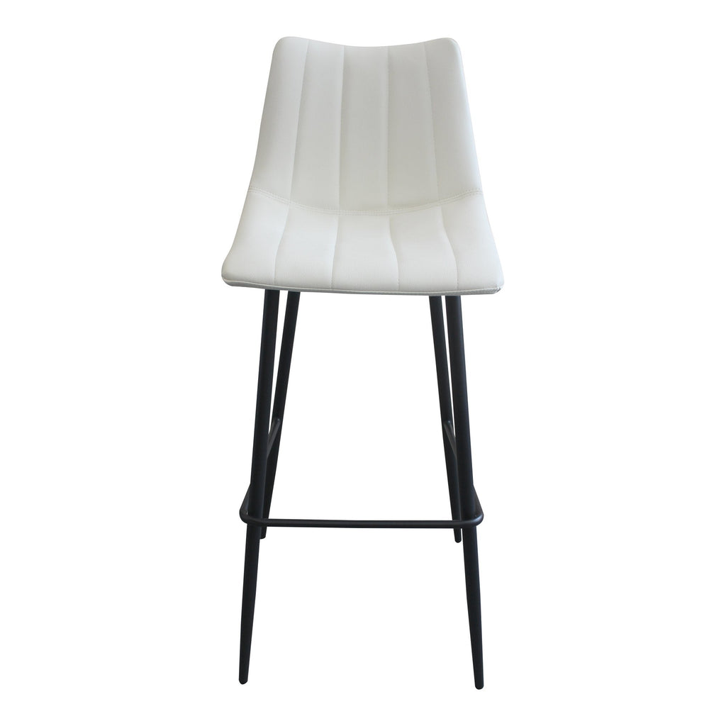 Alibi Barstool, White, Set of 2