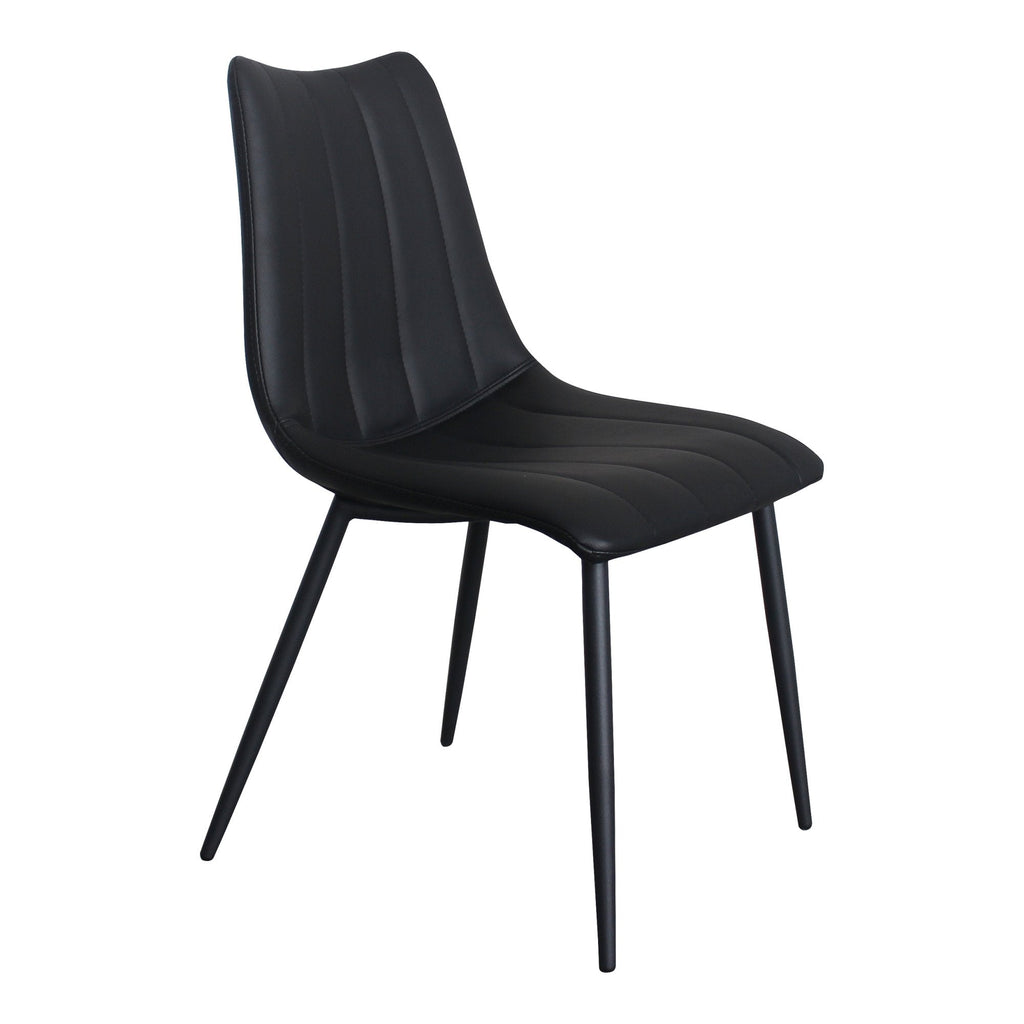 Alibi Dining Chair, Black, Set of 2