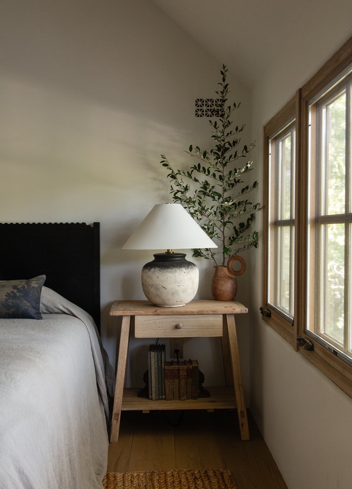Unearthed Table Lamp, Patina Brass