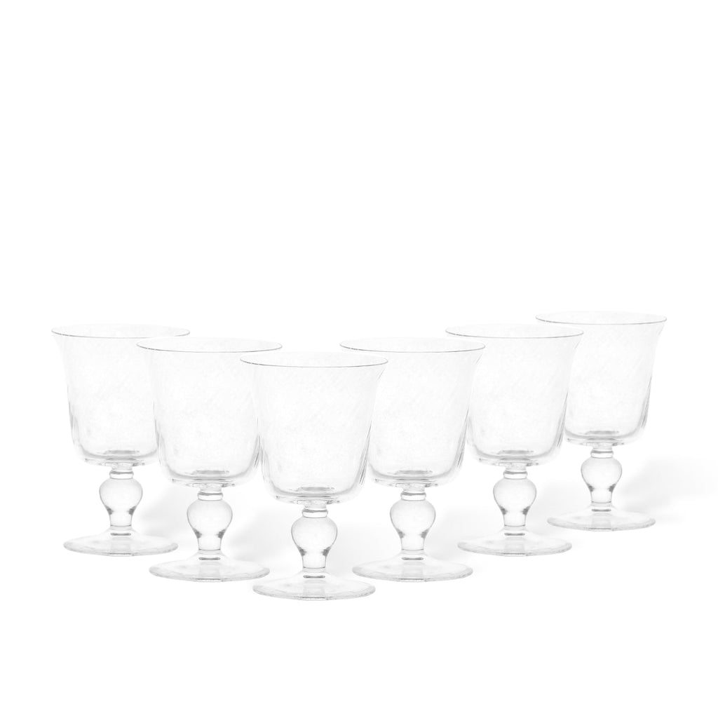 Espiral Set of 6 Wine Glasses