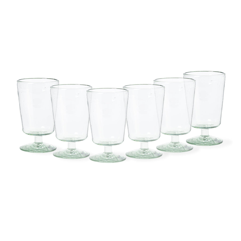 Margarida Set of 6 Recycled Wine Glass