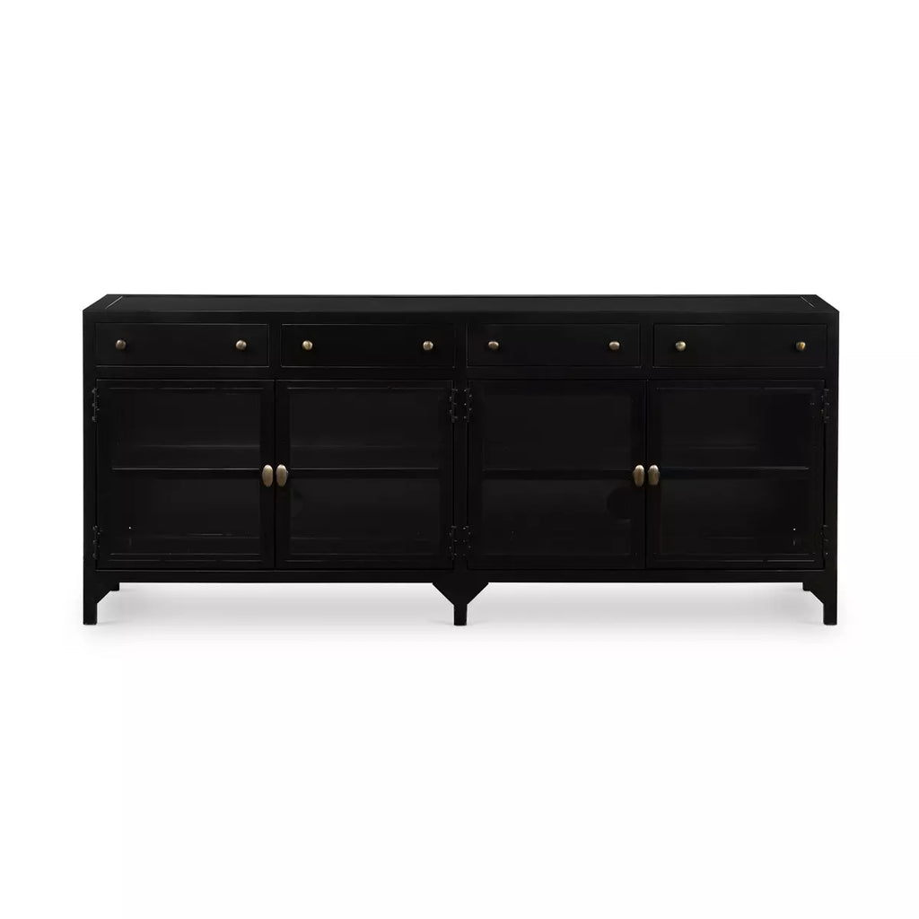 Shadow Box Media Console - Black