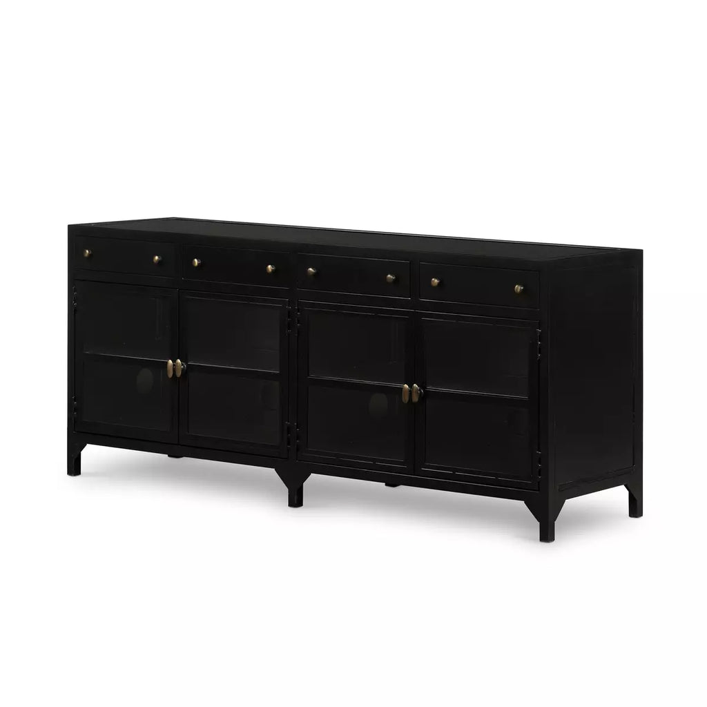 Shadow Box Media Console - Black