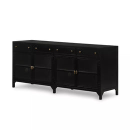 Shadow Box Media Console - Black