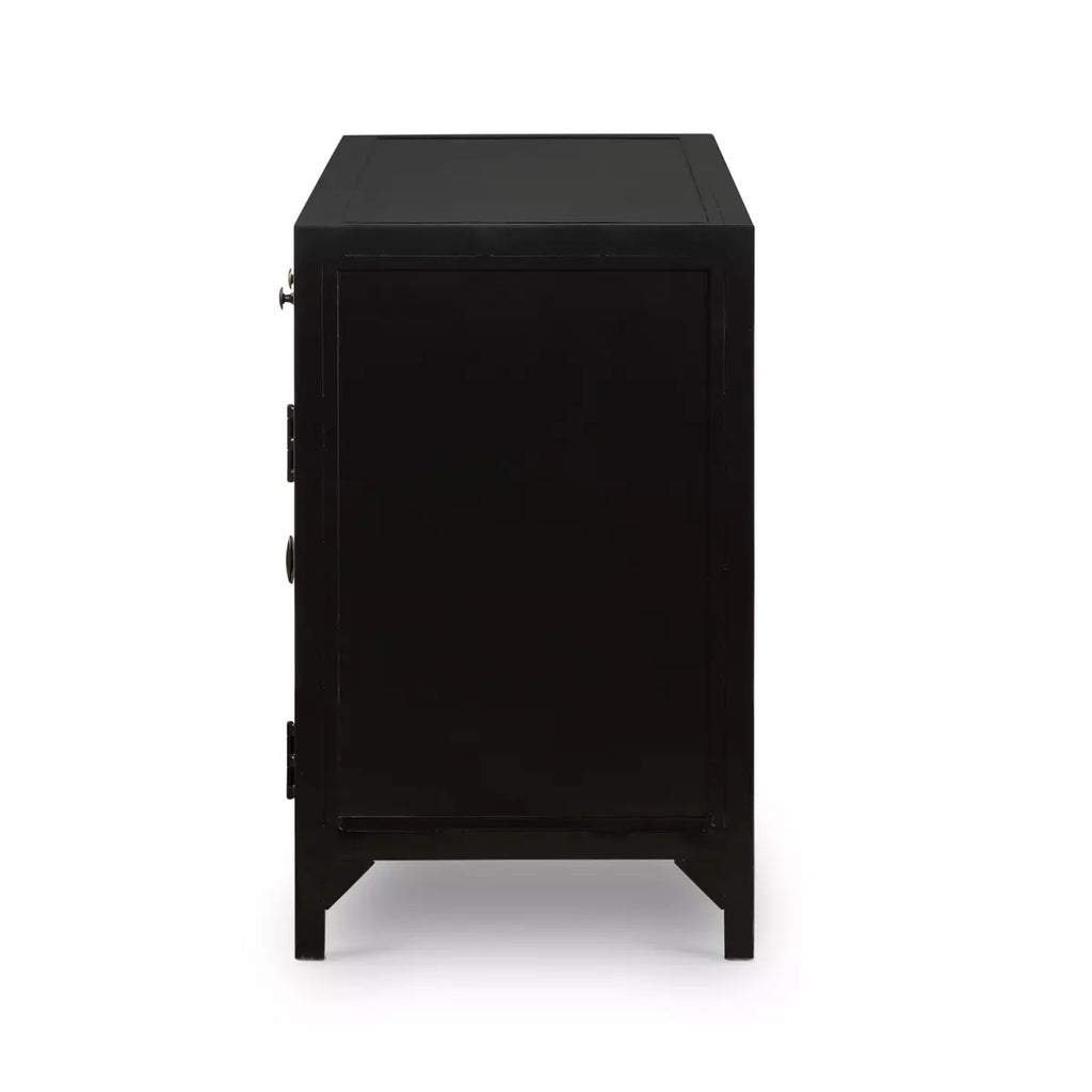 Shadow Box Media Console - Black