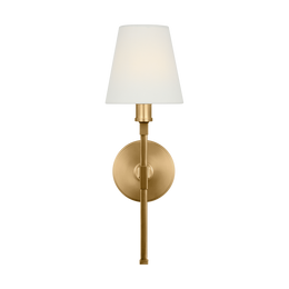 Perth Single Medium Sconce - Burnished Brass