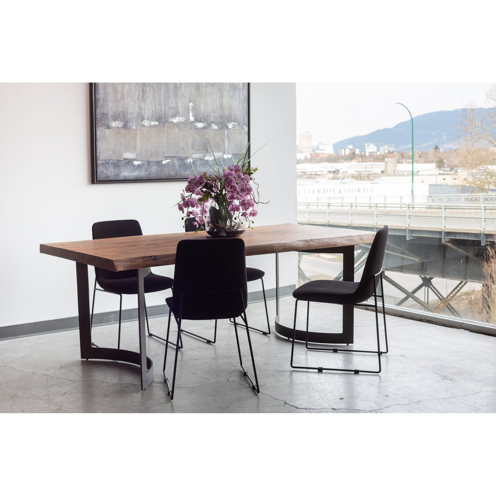 Bent Dining Table Extra Small, Brown