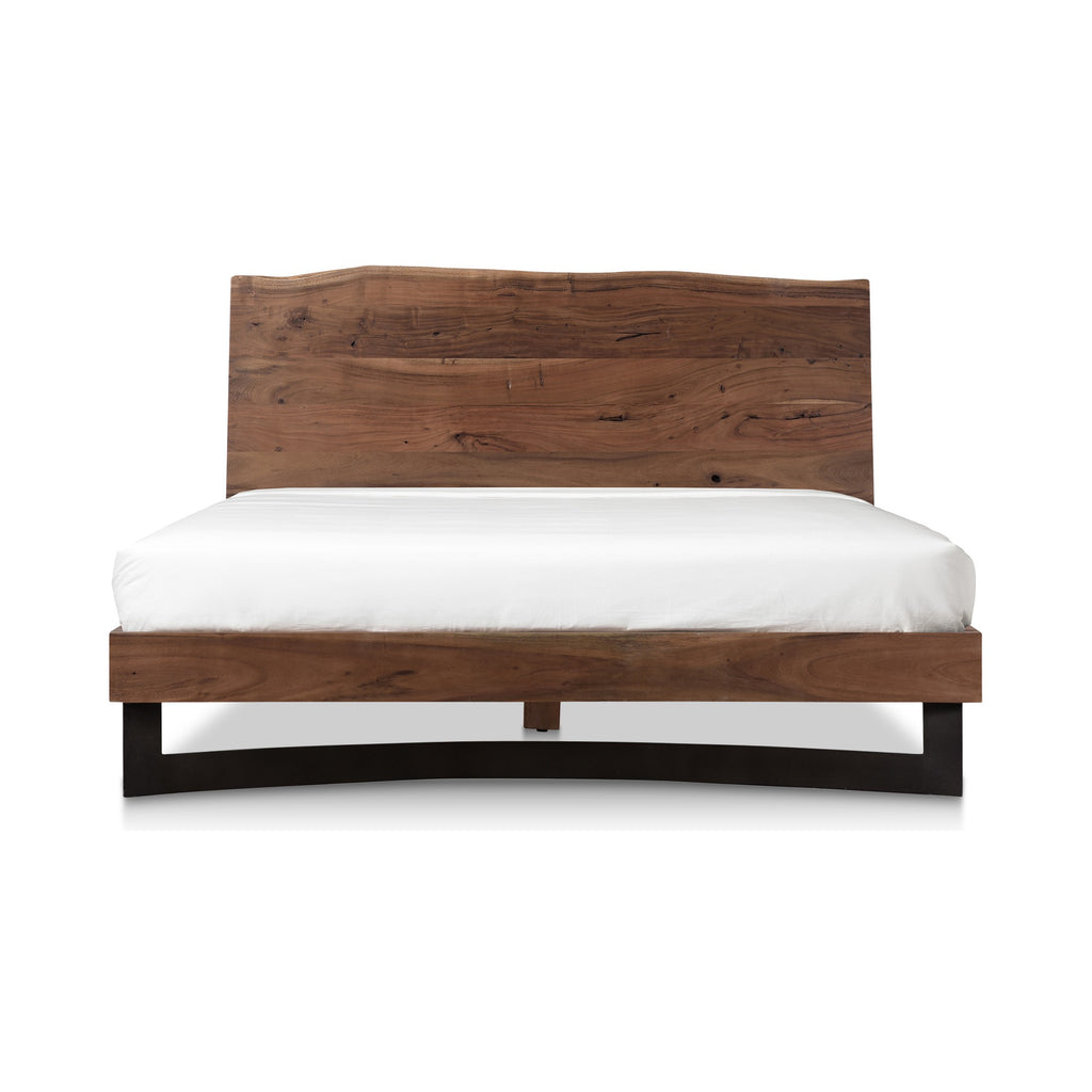 Bent Queen Size Bed (Natural)