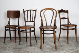 Found Mix and Match Thonet Style Chairs