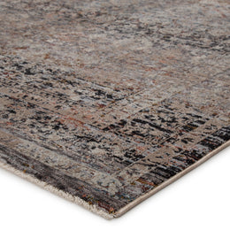 Jaipur Living Elio Oriental Gray/ Black Runner Rug