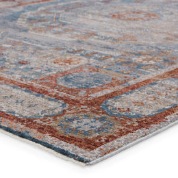 Jaipur Living Arcadia Medallion Blue/ Red Runner Rug