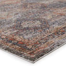 Vibe by Jaipur Living Rhosyn Tribal Blue/ Red Runner Rug