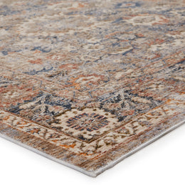 Vibe by Jaipur Living Inari Oriental Light Taupe/ Blue Runner Rug