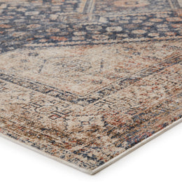 Vibe by Jaipur Living Vesna Medallion Blue/ Light Taupe Runner Rug