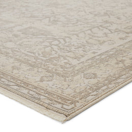 Jaipur Living Valentin Oriental Cream/ Light Gray Runner Rug