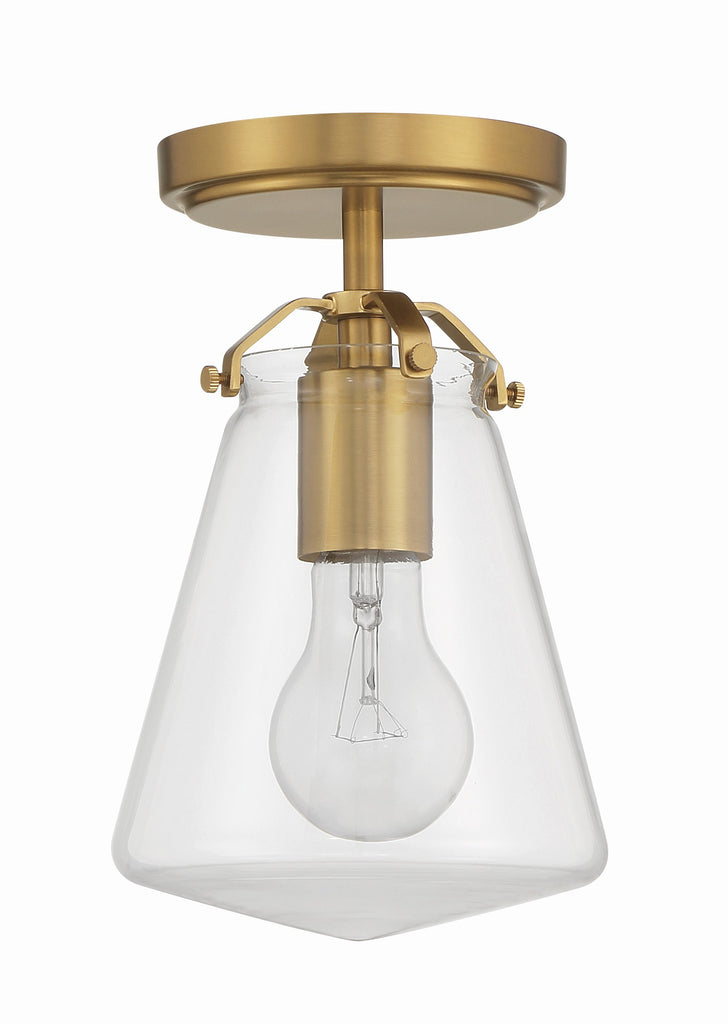 Voss 1 Light Semi Flush