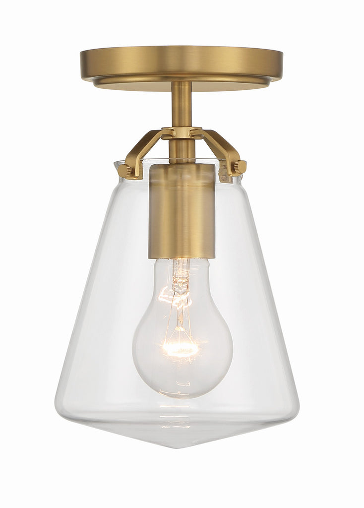 Voss 1 Light Semi Flush